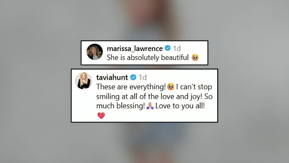 Marissa Lawrence shares a 4-word reaction to Brittany Mahomes' family photoshoot (Image Credit: Brittany/IG)